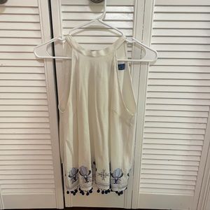 Francesca’s Embroidered Halter top Tank